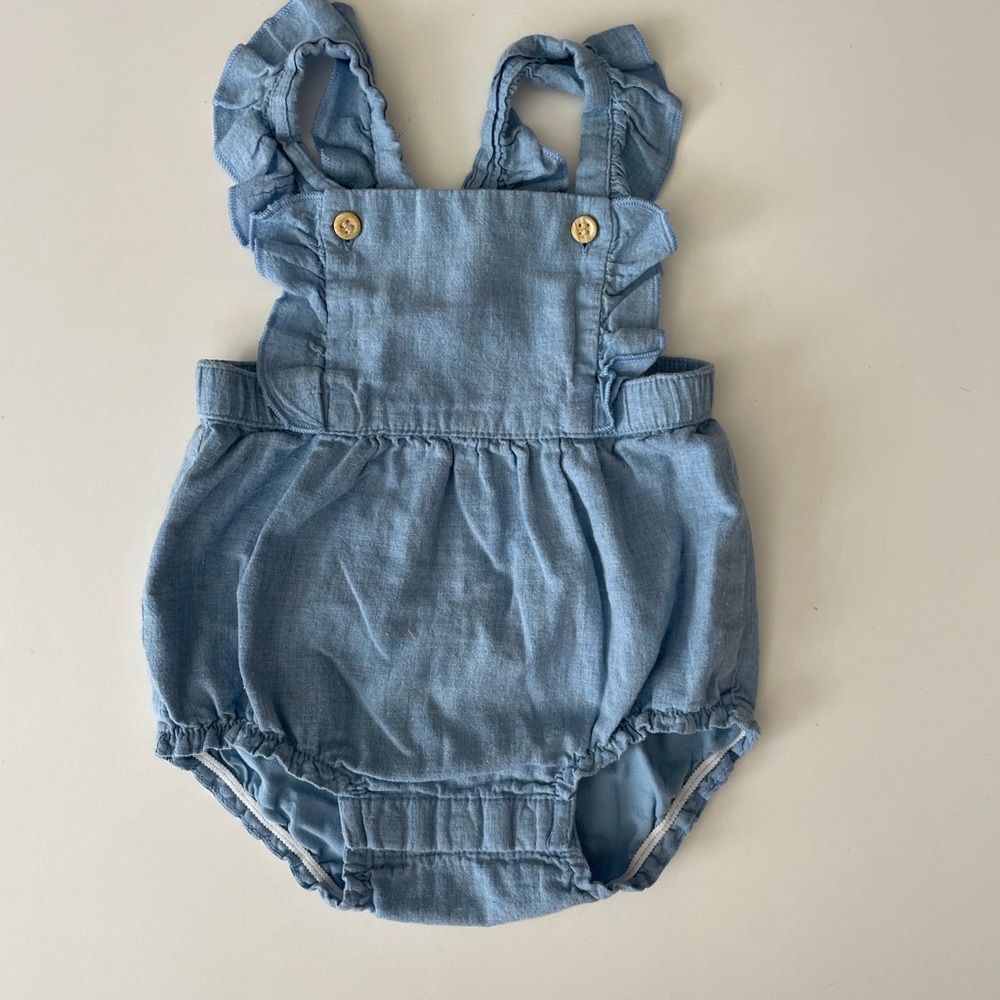 H&M Light Blue Baby Romper